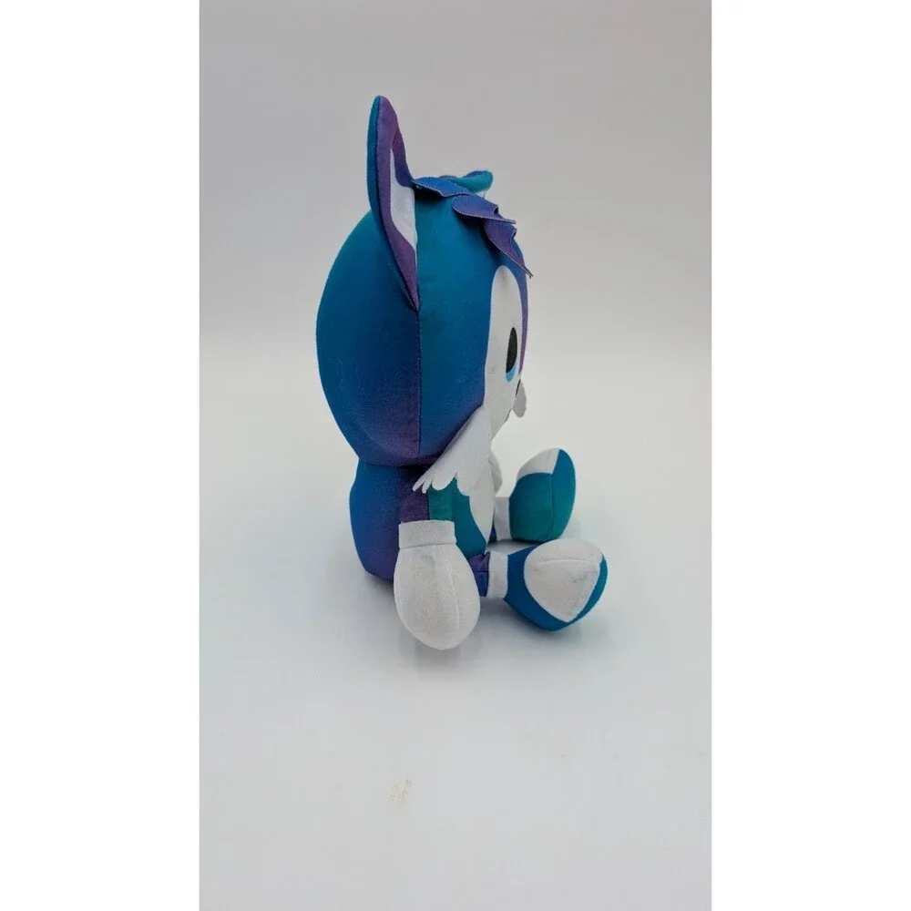 Sonic Emoji Tails Blue Gradient Big Head Plush Toy Factory Sega